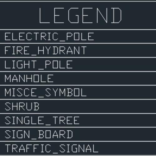 Planimetrics Legend 1